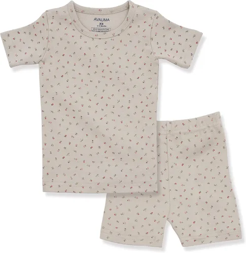 Vista 76 de AVAUMA Conjunto de pijama de algodón para bebés y niñas de 6 meses a 7 años
