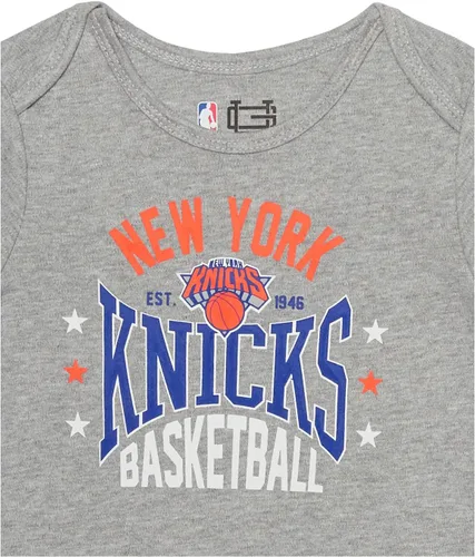 Vista 2 de Ultra Game Conjunto de cuerpo para bebé de la NBA oficial para jóvenes, súper suave, de algodón, paquete de 3 Creeper