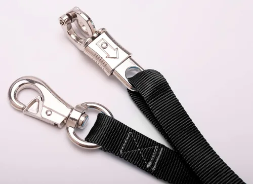 Vista 4 de Corbata ajustable para remolque (paquete de 2) - Correa de nailon para remolque de caballos, ajustable de 25 a 37 pulgadas