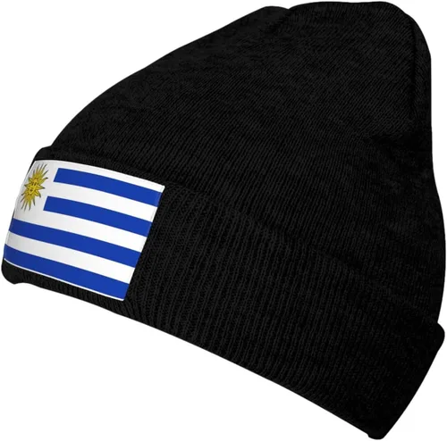 Vista 25 de Gorro de punto nacional para invierno y otoño, gorros para hombres y mujeres, gorro cálido con puños, gorro de esquí suave unisex
