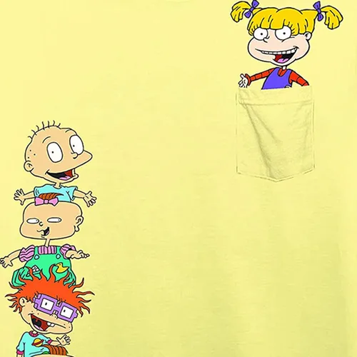 Vista 2 de Nickelodeon - Camiseta de manga corta para mujer de los años 90