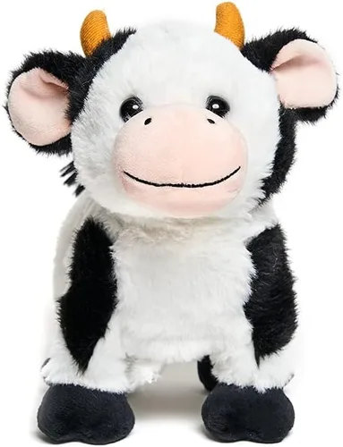 Vista 5 de Cuddle Barn Barnyard Buddies - Peluche animado de vaca que se mueve, Moos, canta, 10 pulgadas
