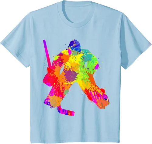 Vista 13 de Camiseta de hockey de hockey sobre hielo, Negro