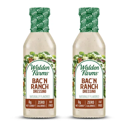 Vista 68 de Walden Farms Vinagreta balsámica de pera y blanca, sin calorías, sin gluten, baja en carbohidratos, apta para dieta cetogénica, vegana, sin azúcar