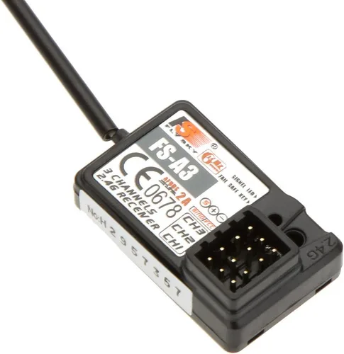 Vista 7 de Flysky FS-A3 AFHDS2A 2.4G 3CH Receptor para GT2E GT2G Transmisor 2PCS