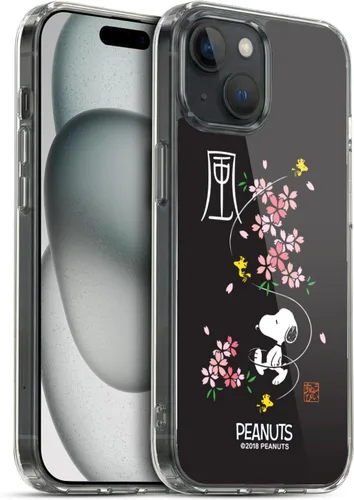 Vista 94 de Carcasa de gel para iPhone 7 Plus/iPhone 8 Plus, diseño de Snoopy Oriental de Peanuts, Badges