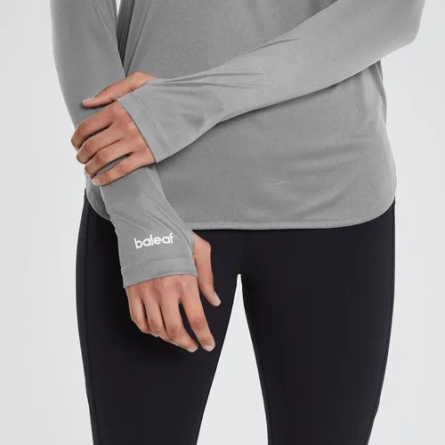 Vista 6 de baleaf Camiseta de protección solar con capucha para mujer, con protección solar UPF 50+, manga larga, protección UV, protección contra erupciones