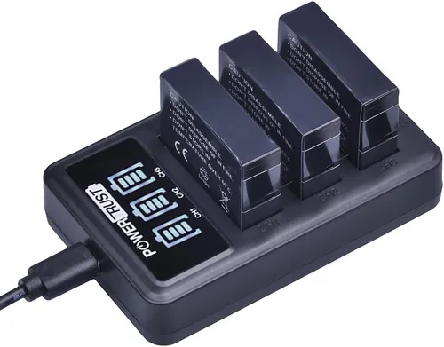 Vista 2 de 3 unids AHDBT-401 Batería para Gopro Hero 4 AHDBT401 AHBBP-401 AHDBT 401 Batería Digital y LED 3 Puertos USB Cargador para GoPro Hero4 HERO4 Cámara