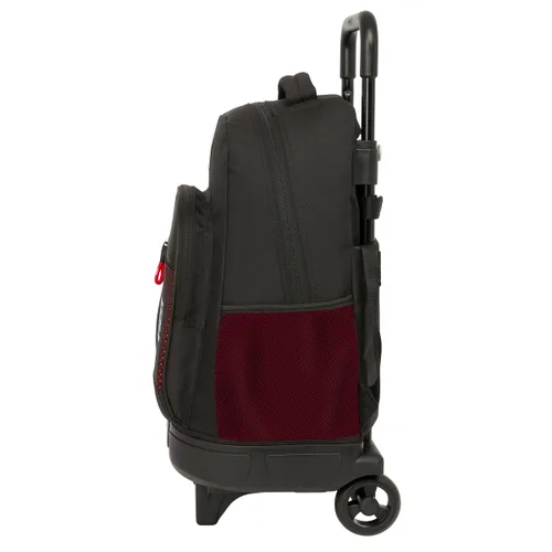 Vista 3 de Mochila Escolar con Ruedas Munich Vulcan Negro 33 x 45 x 22 cm