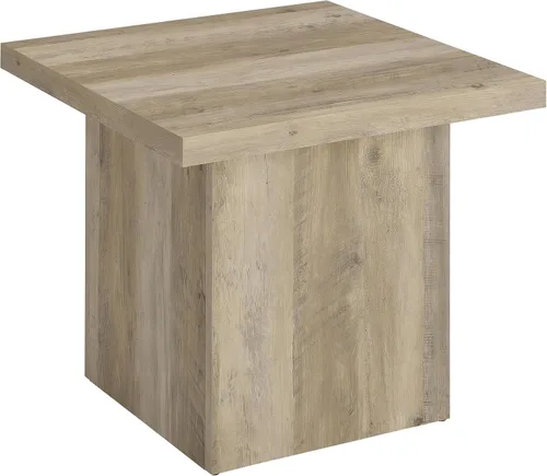 Vista 14 de Coaster Devar 710887 - Mesa auxiliar cuadrada para sala de estar, 23.5 Dark Pine