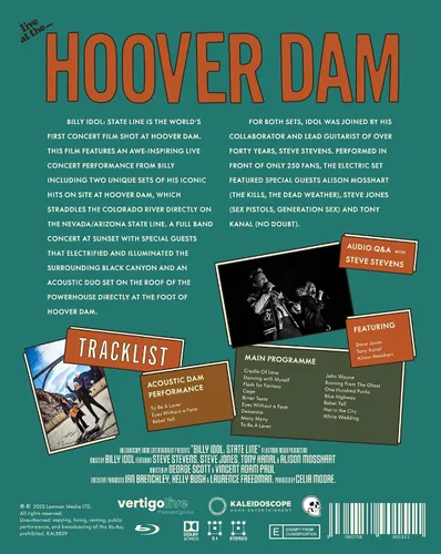 Vista 4 de Billy Idol - State Line Live At The Hoover Dam