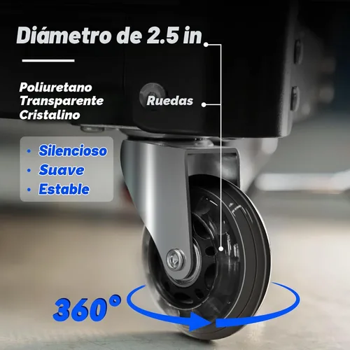 Vista 8 de Rolling Creeper - Asiento de garaje para hombres, taburete mecánico acolchado con bandeja de herramientas de almacenamiento para garaje, taburete