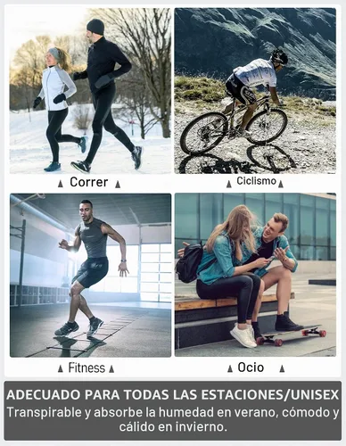 Vista 6 de Airacker Calcetines deportivos para correr, acolchados, transpirables, de corte bajo, para hombres y mujeres (6 pares)