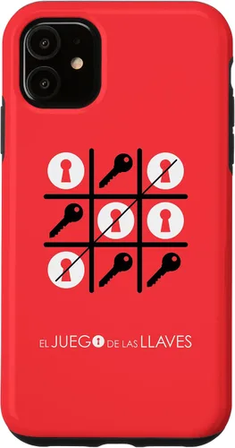 Vista 5 de Funda para iPhone 14 El Juego de las Llaves - Rojo