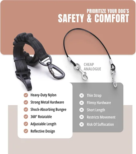 Vista 6 de Owleys Cinturón de seguridad para perros - Arnés de cinturón de seguridad para perro para automóvil - Correa de seguridad para perros - Cinturón