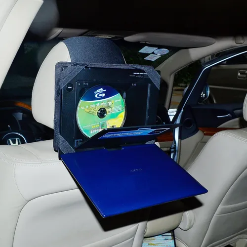 Vista 6 de TFY Soporte para reposacabezas de coche para reproductor de DVD portátil – 2 piezas