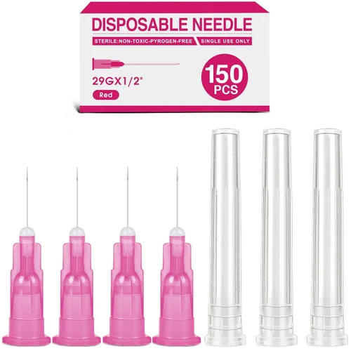 Vista 12 de Paquete de 150 candados Luer de 27 Ga 1/2 pulgadas para laboratorios científicos