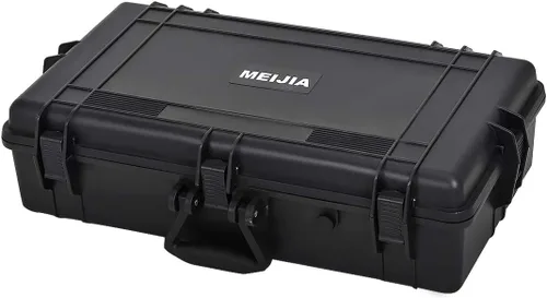Vista 10 de MEIJIA Funda rígida protectora impermeable portátil, funda para cámara con espuma de ajuste personalizable insertada, apta para uso con drones
