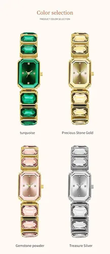 Vista 6 de BESTKANG Reloj de pulsera de cristal de lujo para mujer, reloj impermeable de moda