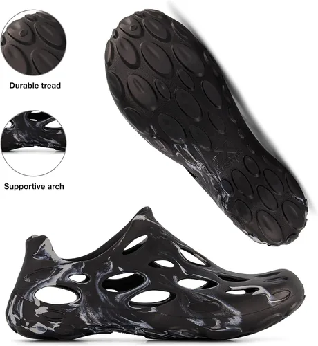 Vista 3 de ZeroXposur Aqua Moc para hombre - Zapatos de agua para hombre con EVA a base de algas - Zapatos de jardín - Zapatos de natación - Zapatos de agua