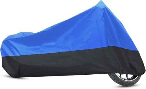 Vista 11 de uxcell L 190T Protector contra Lluvia y Polvo Negro+Verde para Motocicleta y Scooter 168 cm para Harley Davidson