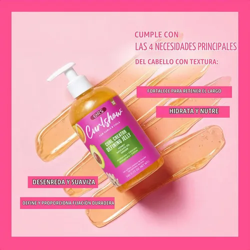 Vista 6 de ORS Curlshow Curl Creator Defining Jelly, ofrece una definición duradera y una sujeción firme de 12 onzas