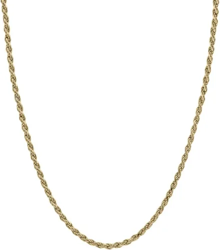 Vista 2 de Collar de cadena de oro puro de 14K