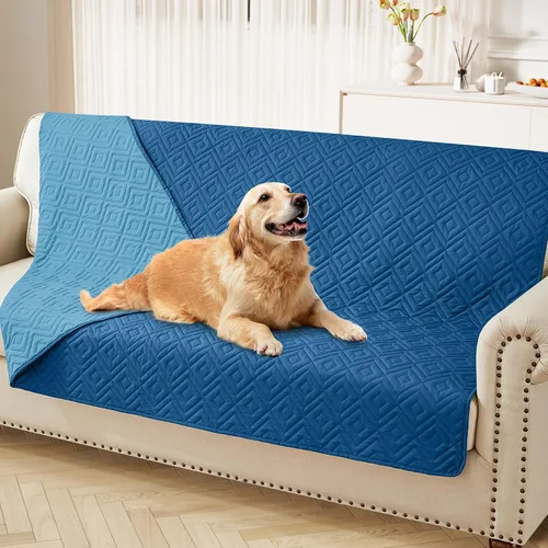 Vista 22 de hyha Manta impermeable para perros, funda suave para cama de perro, mantas para mascotas, funda impermeable para sofá y sillón para perros lavable