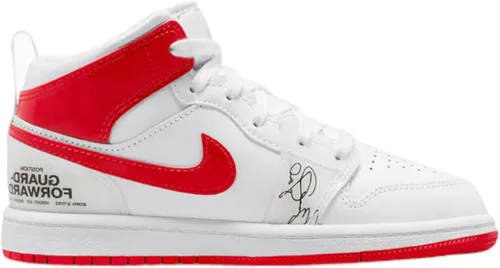 Vista 2 de Nike Air Jordan 1 Mid Pre School Zapatos