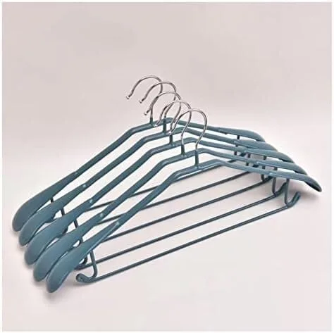 Vista 19 de Perchero organizador de ropa, perchas de ropa / perchas para abrigos, 10 perchas de metal antideslizante sin costuras para el hogar para colgar ropa