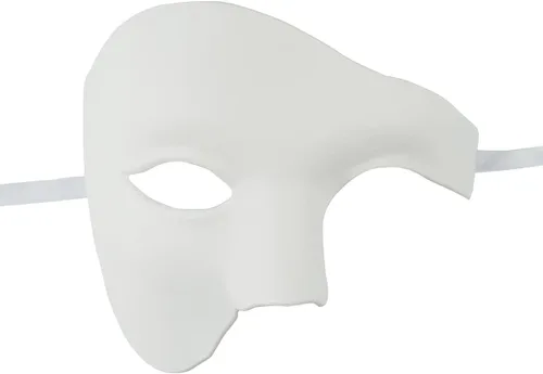 Vista 8 de KEFAN Máscara de mascarada para hombre, máscara de media cara Phantom of The Opera