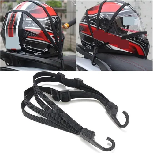 Vista 3 de LeosHi Correa de equipaje de motocicleta de 23.6 in, cuerda de hebilla elástica fija compatible con MT03 Nmax 125 compatible con Ninja compatible