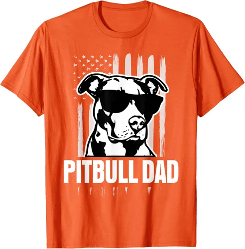 Vista 41 de Pitbull Dad - Camiseta para hombre con orgullo American Pit Bull Dog, Negro, S