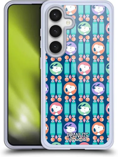 Vista 322 de Head Case Designs Snoopy Deco Dreams - Funda de gel con licencia oficial de Peanuts Blue Pattern [protección de grado militar] compatible con Google
