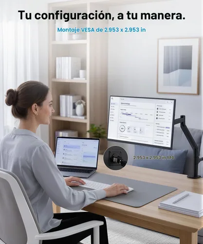 Vista 8 de Monitor portátil inalámbrico para computadora portátil, monitor portátil