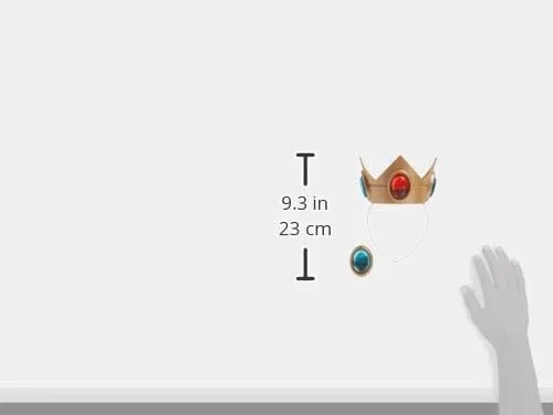 Vista 5 de Disguise Princess Peach Crown and Amulet