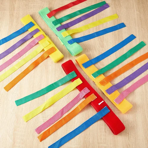 Vista 6 de Wettarn Juego de cinturón de juego de 8 piezas, equipo de captura para adultos y niños, ideal para reuniones familiares, parques, reuniones, fiestas