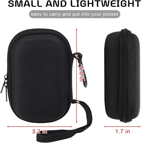 Vista 7 de MGZNMTY Estuche para inhalador de asma, almacenamiento y viaje, práctico estuche para inhalador para adultos y niños (solo estuche) (negro claro)