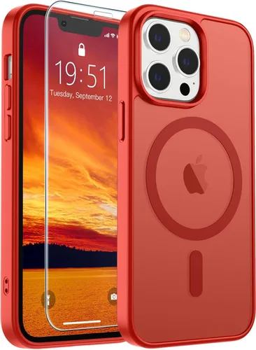 Vista 138 de SUPFINE Funda magnética para iPhone SE 2022 (3ª)/2020 (2ª), iPhone 8 (compatible con MagSafe) (protección contra caídas de grado militar), funda