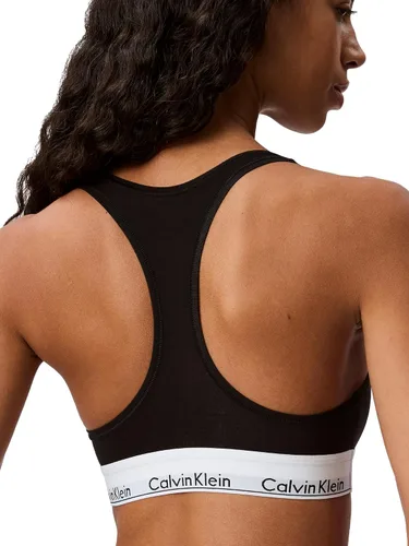 Vista 5 de Calvin Klein - Brasier de algodón moderno, sin alambres y sin forro para mujer