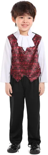 Vista 5 de Seasons Disfraces de Halloween clásicos de vampiro para niños pequeños (2T-4T)