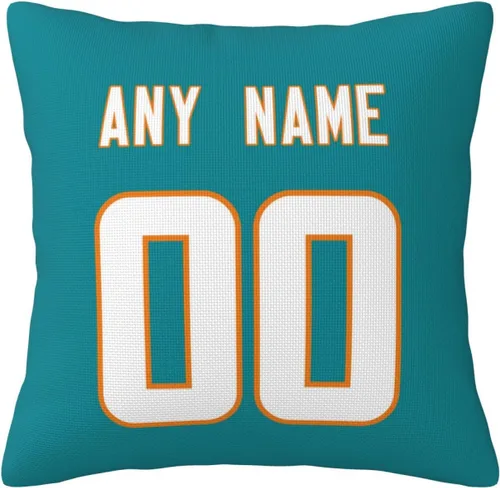 Vista 31 de Fundas de almohada de fútbol – Fundas de almohada personalizadas con cualquier nombre y número, regalo personalizado para hombres, mujeres y niños