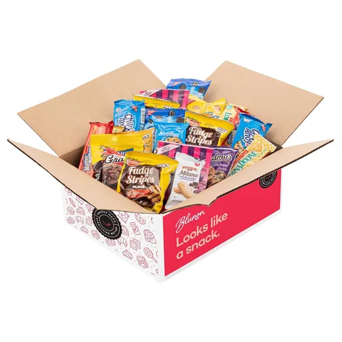 Vista 3 de Paquete Variado de Galletas Envueltas Individualmente - Surtido a Granel de Galletas Paquete de Cuidado Muestrador Caja de Regalo (45 Unidades)