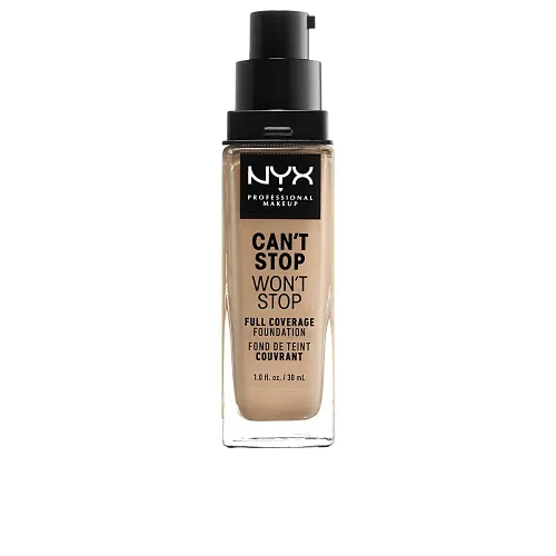 Vista 37 de NYX Professional Makeup Can't Stop Won't Stop - Cepillo para base de maquillaje Negro