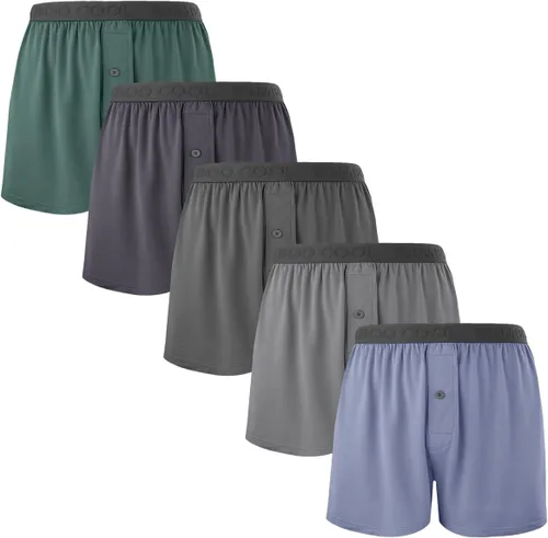 Vista 12 de BAMBOO COOL Men's Boxer Shorts, Soft Breathable Loose Underwear Multipack