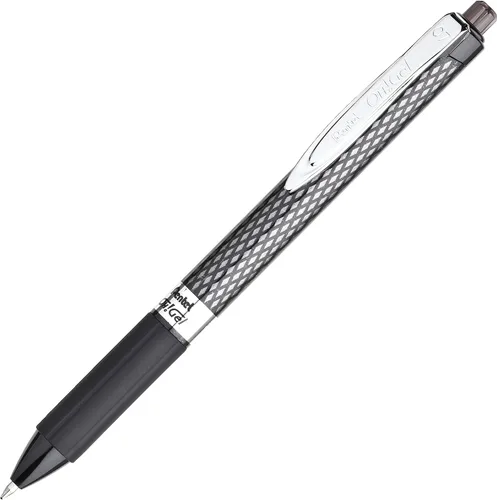 Vista 4 de Pentel Bolígrafo de gel, recargable, mediano, tinta negra (PENK497A)