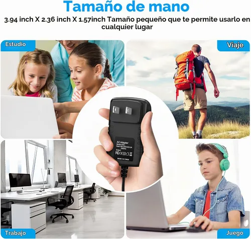 Vista 7 de Adaptador de CA Dmoizka 12V 2A para CS Modelo: CS-1202000 Cargador de pared para el hogar