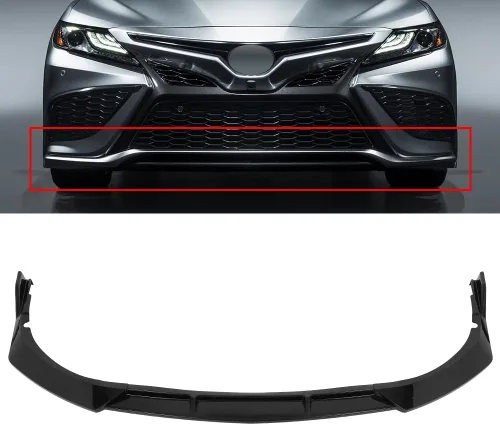 Vista 93 de SCITOO Alerón de borde de parachoques delantero mate negro para Ford Focus ST años 2013-2014 - Spoiler frontal de polipropileno