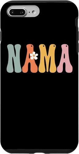 Vista 9 de iPhone 15 NAMA Retro Groovy Print Mom Cute Mother's Day Funny Grandma Case