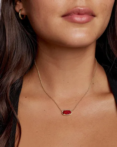 Vista 139 de Kendra Scott - Collar Elisa con dije para mujer, joyería de moda, chapado en oro de 14 quilates